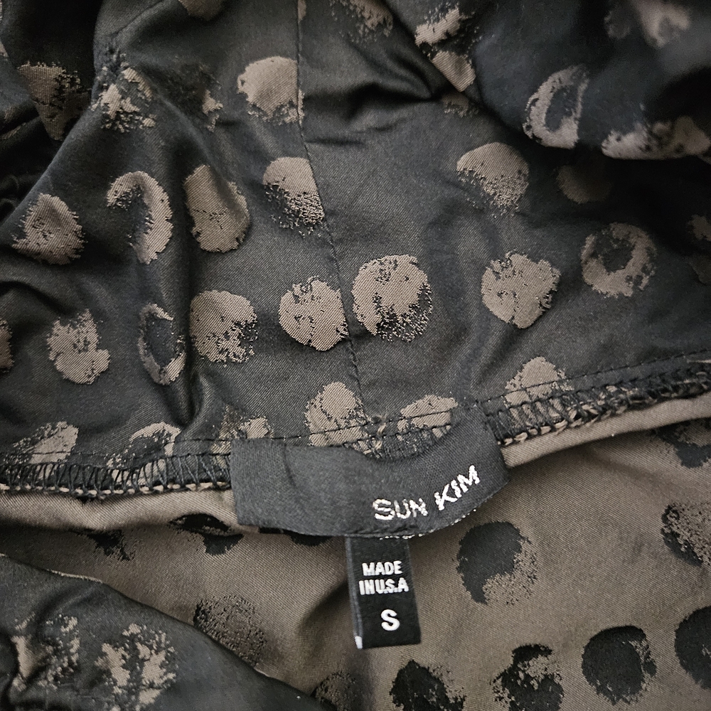 Sumi Kim Wired Black and Gray Crop Top Small - Picture 4 of 4